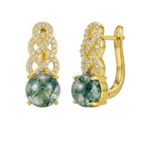14K Gold Plated Cross Hoop Earrings  for Women Birthday Mothers Day Christmas Jewelry Gift