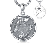 Sterling Silver Constellation Celestial Pendant Necklace Astrology Jewelry Birthday Gifts Christmas