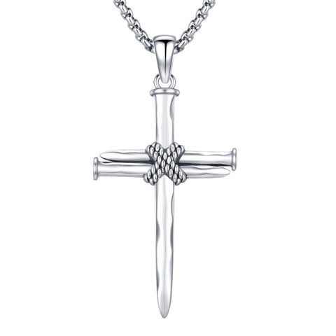 14K Gold Plated Cross Pendant Necklace Protection Jewelry Religious Gift