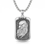 Sterling Silver Tiger Eagle Lion Dragon Phoenix Necklace for Men Animal Jewelry Gifts for Chrismas Birthday