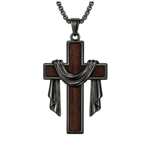 Sterling Silver Cross Pendant Necklace Christian Religious Jewelry Gifts for Anniversary