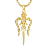14K Gold Plated Cross Pendant Necklace for Men Religious Jewelry Christian Gift
