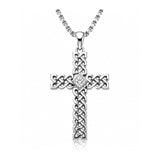 14K Gold Plated Celtic Vikin Cross Pendant Necklace Irish Jewelry Religious Protective Gift
