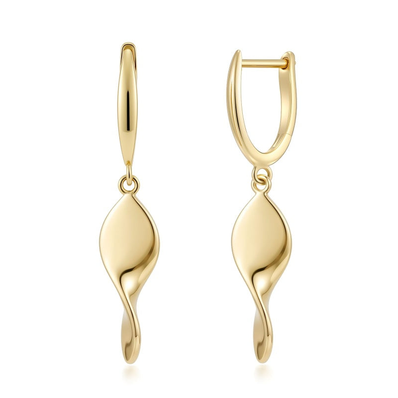 14K Gold Plated Dangle Drop Earrings for Women