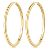 14K Gold Plated  Hoop Earrings for Women