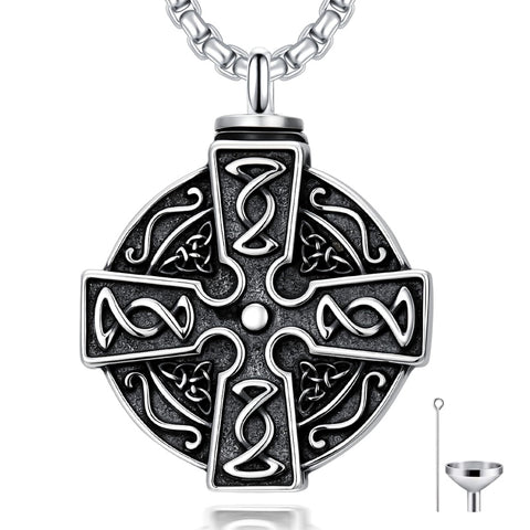 Sterling Silver Cross Hummingbird Cardinal  Rose Sunflower Urn  Necklace for Ashes Cremation Jewelry