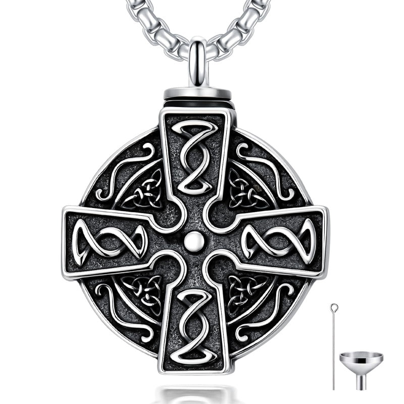 Sterling Silver Cross Hummingbird Cardinal  Rose Sunflower Urn  Necklace for Ashes Cremation Jewelry