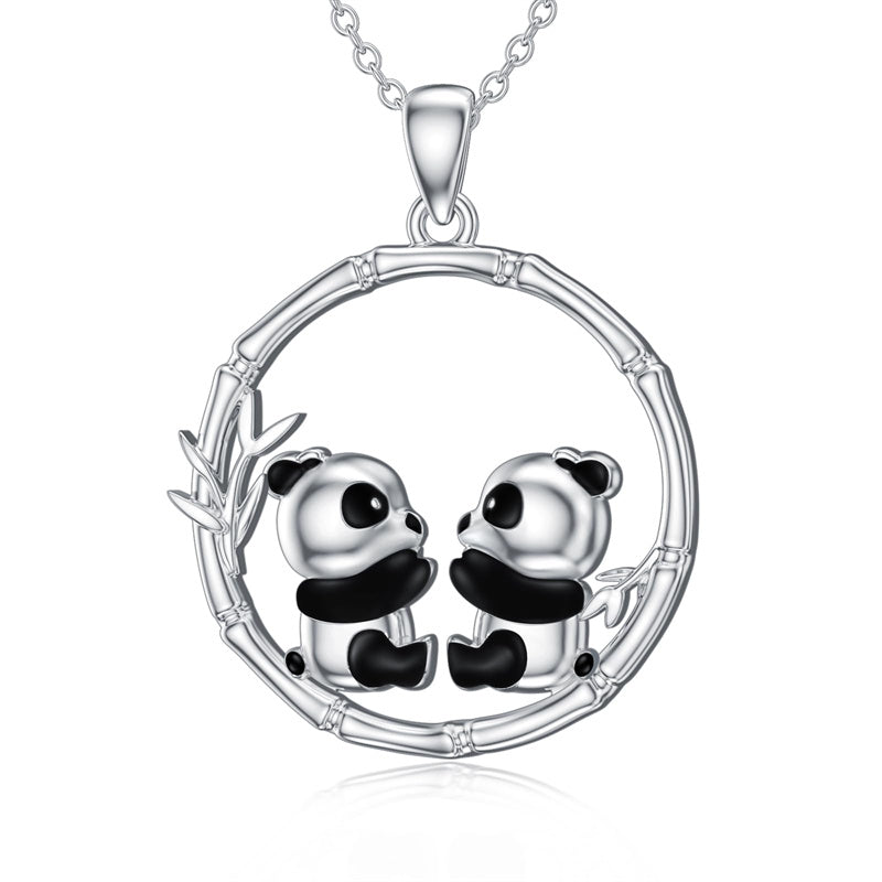 Sterling Silver PhoenixRaven Panda Hummingbird Sea Turtle Pendant Necklace Mother's Day Christmas Gifts