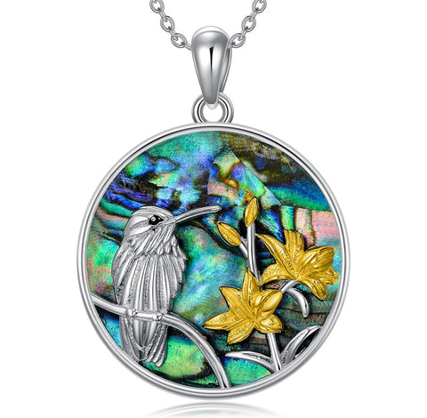 Sterling Silver PhoenixRaven Panda Hummingbird Sea Turtle Pendant Necklace Mother's Day Christmas Gifts