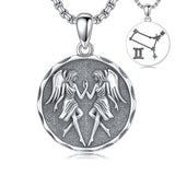 Sterling Silver Constellation Celestial Pendant Necklace Astrology Jewelry Birthday Gifts Christmas