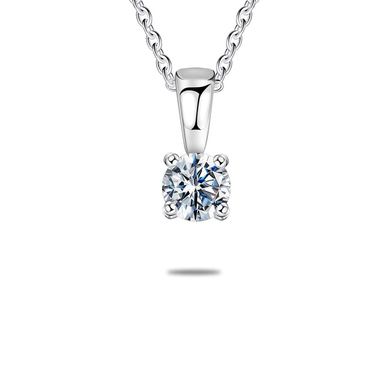 Copper Sterling Silver Personalized Simulated 1-6 Birthstones Family Pendant Necklace