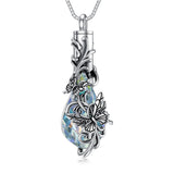 Sterling Silver Butterfly Urn Necklace For Ashes