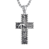 Sterling Silver Cross Pendant Necklace Christian Religious Jewelry Gifts for Anniversary