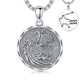 Sterling Silver Constellation Celestial Pendant Necklace Astrology Jewelry Birthday Gifts Christmas