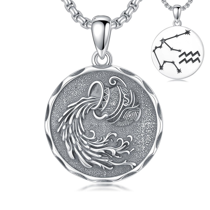 Sterling Silver Constellation Celestial Pendant Necklace Astrology Jewelry Birthday Gifts Christmas
