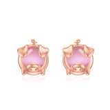 Sterling Silver Pig Stud Earrings