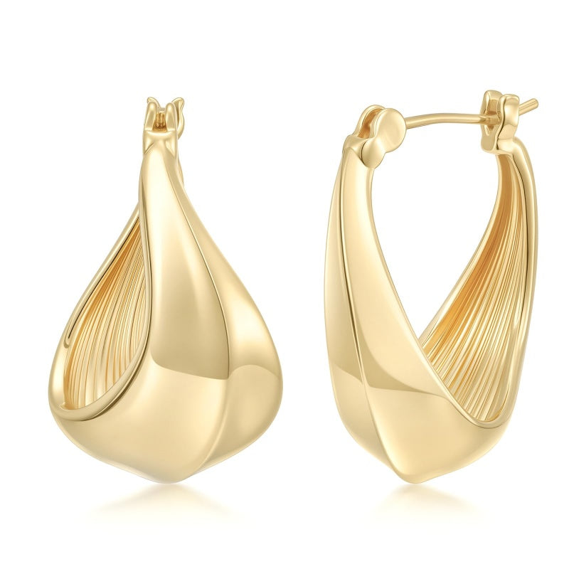 14K Gold Plated Trendy Elegant  Earring for Women