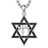 Sterling Silver Crown Jesus Fish Celtic Knot Chai  Lion Star of David Pendant Necklace