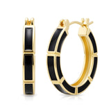 14K Gold Plated  Hoop Earrings for Her