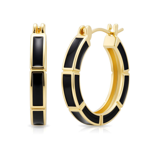 14K Gold Plated  Hoop Earrings for Her