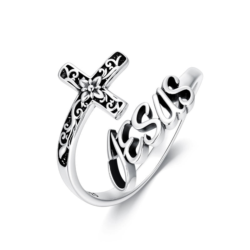 Sterling Silver Turquoise Hummingbird Butterfly Sunflower Adjustable Spoon Ring