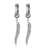 14K Gold Plated Viking  Hoop Earrings for Men