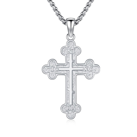 14K Gold Plated Cross Pendant Necklace Protection Jewelry Religious Gift