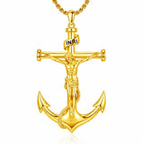 14K Gold Plated Cross Pendant Necklace  Religious Faith Jewelry Gifts for Christmas
