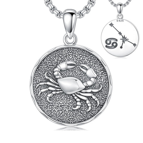 Sterling Silver Constellation Celestial Pendant Necklace Astrology Jewelry Birthday Gifts Christmas