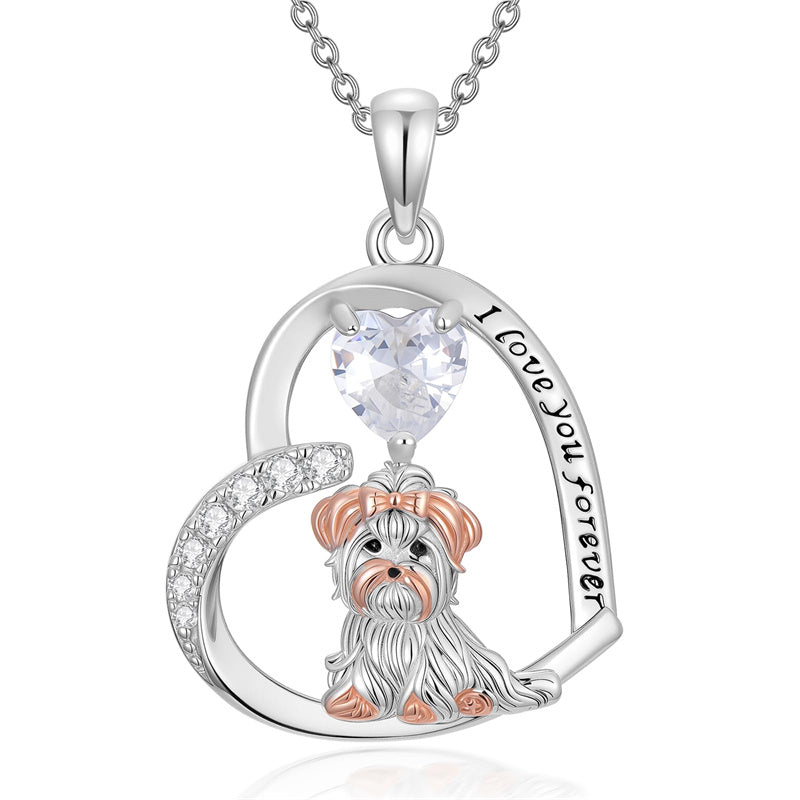 Sterling Silver 12 Month Birthstone Yorkshire Pendant Necklace