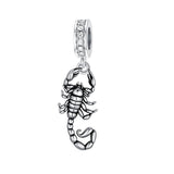 Sterling Silver Lion Red Panda Fox Bear Capybara Charm Beads Christmas Birthday Gift