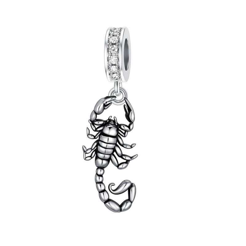 Sterling Silver Lion Red Panda Fox Bear Capybara Charm Beads Christmas Birthday Gift