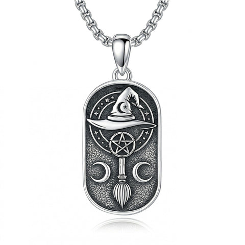 Sterling Silver Memento Mori Tree of Life Anubis Pendant Viking Amulet   Protection Pendant Necklace Egyptian Jewelry