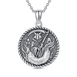 Sterling Silver  Eagle Elephant Fox Octopus Trident  Pig Raven Scorpion Pendant Necklace