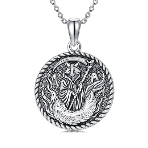 Sterling Silver  Eagle Elephant Fox Octopus Trident  Pig Raven Scorpion Pendant Necklace