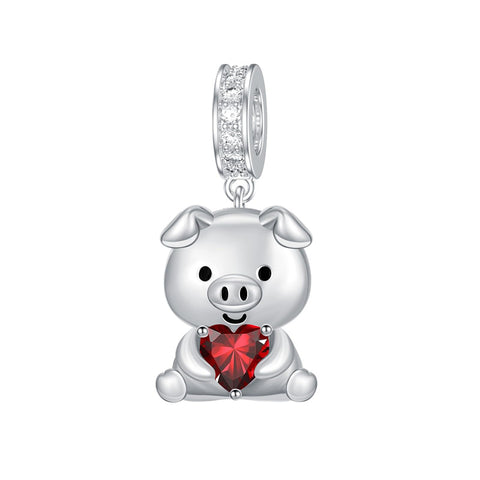 Sterling Silver Cubic Zircon Koala Pig Butterfly Scorpion Dragonfly Bead Charms