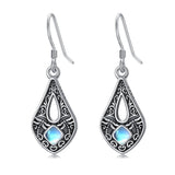 Sterling Silver Moonstone Filigree Bee Dragonfly Hummingbird Butterfly Dangle Earrings for Women Christmas Gift