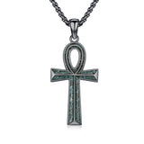 14K Gold Plated Cross Pendant Necklace Protection Jewelry Religious Gift