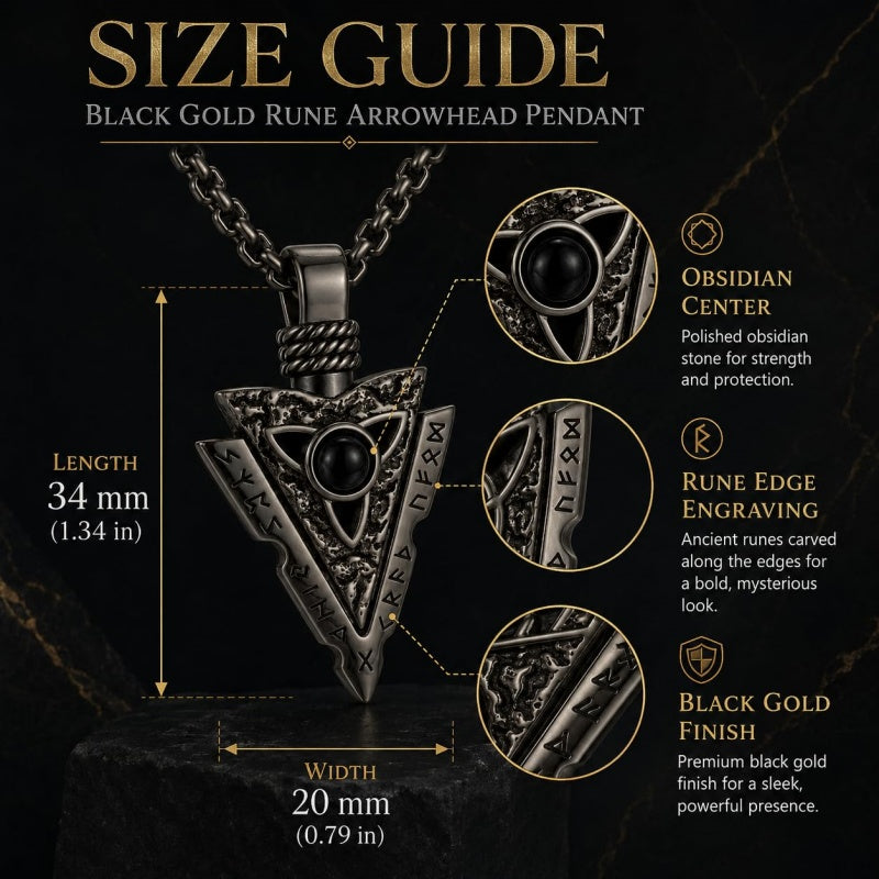 Malachite Turquoise Arrow Pendant Necklace for Men
