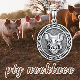 Sterling Silver  Eagle Elephant Fox Octopus Trident  Pig Raven Scorpion Pendant Necklace