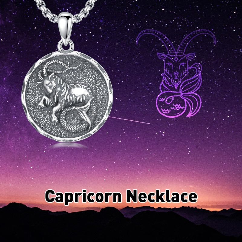 Sterling Silver Constellation Celestial Pendant Necklace Astrology Jewelry Birthday Gifts Christmas