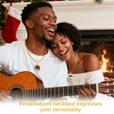 14K Gold Plated Personalized Photo Pendant Necklace Personalized Gift