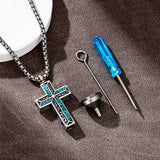 Sterling Silver Cross Hummingbird Cardinal  Rose Sunflower Urn  Necklace for Ashes Cremation Jewelry