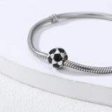 Sterling Silver Volleyball Baseball Basketball Football Soccer Sport Charm Beads