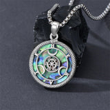 Sterling Silver Triple Moon Goddess Tetragrammaton Lilith Hecate  Pagan Wiccan Amulet Pendant Necklace