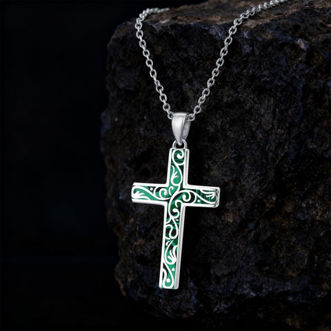 Sterling Silver Cross Pendant Necklace Christian Religious Jewelry Gifts for Anniversary