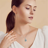 Sterling Silver Hummingbird Urn Necklaces for Ashes Engraved With You Are Always in My Heart