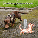 Sterling Silver Pit Bull Schnauzer Yorkie Corgi Dachshund Dog Charm Beads Fits Bracelets & Necklaces  for Women