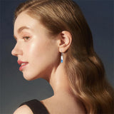 Sterling Silver Dolphin Dangle Earrings