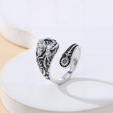 Sterling Silver Vintage Bee Butterfly Dragonfly Hummingbird Tree of Life Sunflower Spoon Rings